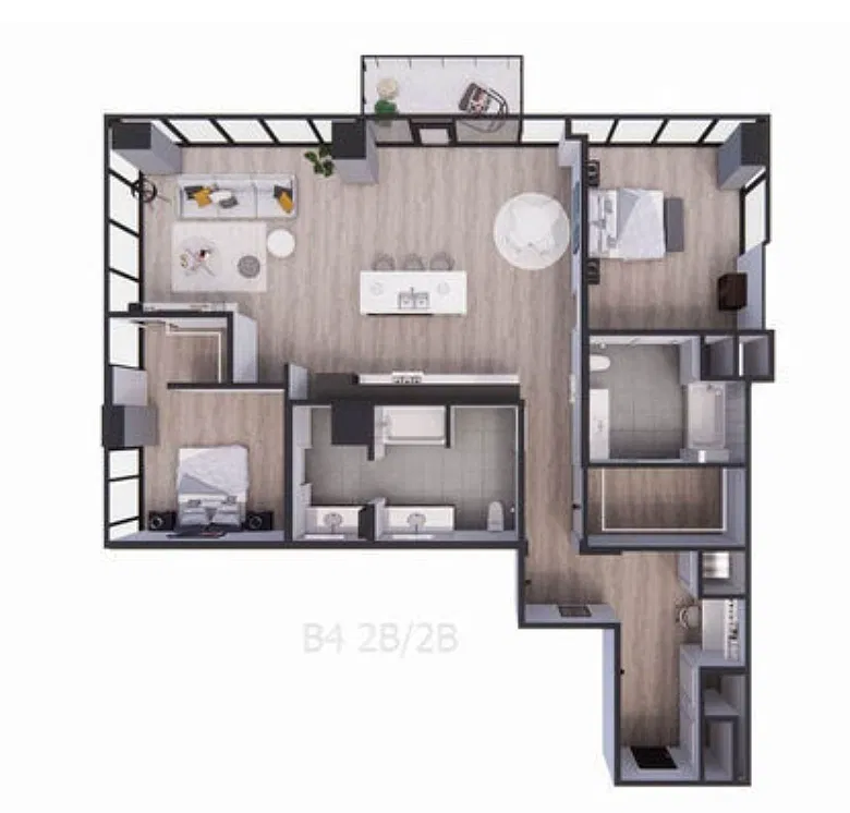Floor plan B4