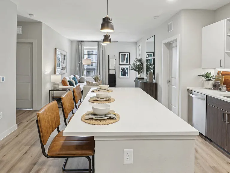 Kitchen with Stainless Steel Appliances and Breakfast Bar