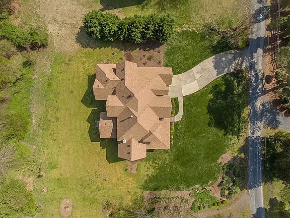 Aerial View of House