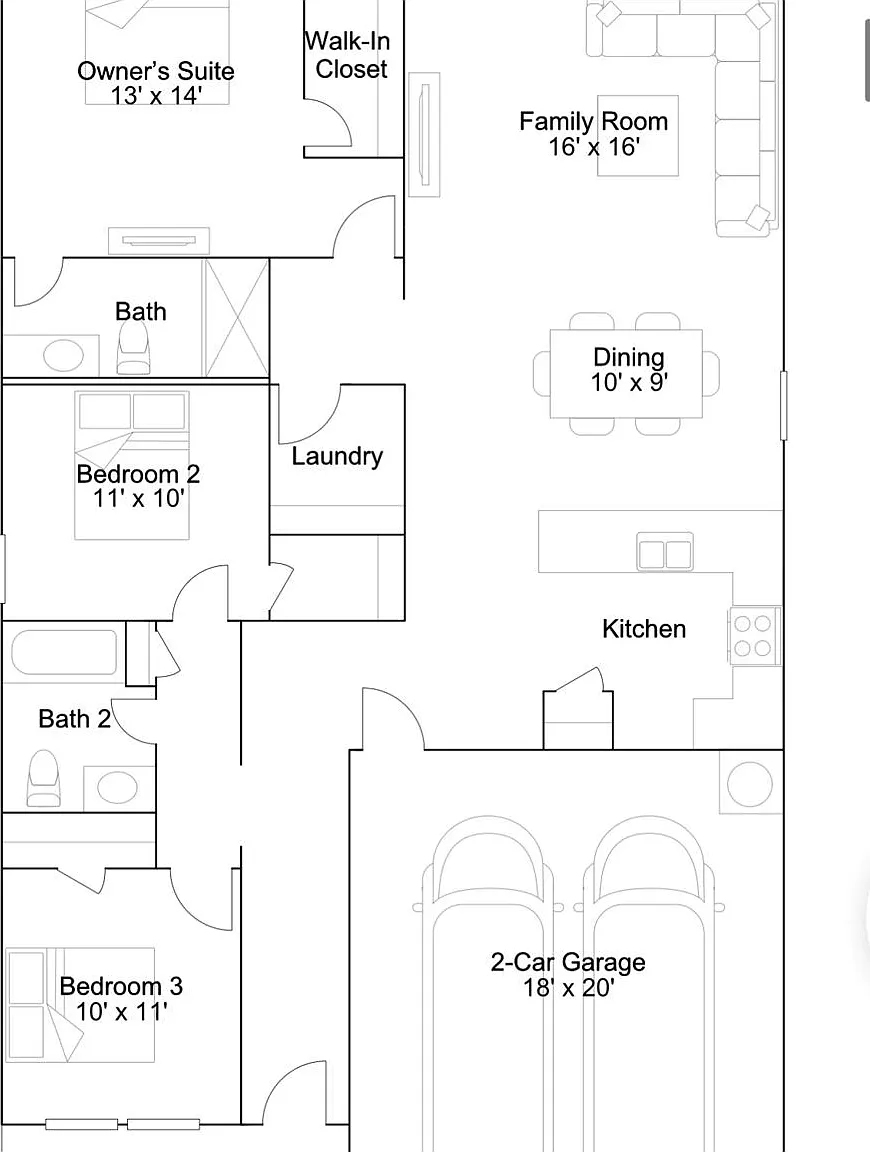 3 bed, 2.0 bath, 1474 sqft, $1,750 — Photo 4