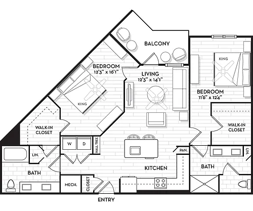 Floor plan Commodore