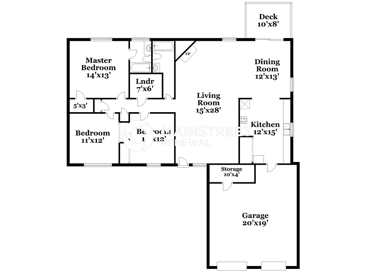 Floor Plan - 640 Post Oak Rd