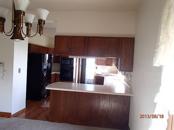 kitchen view from dining