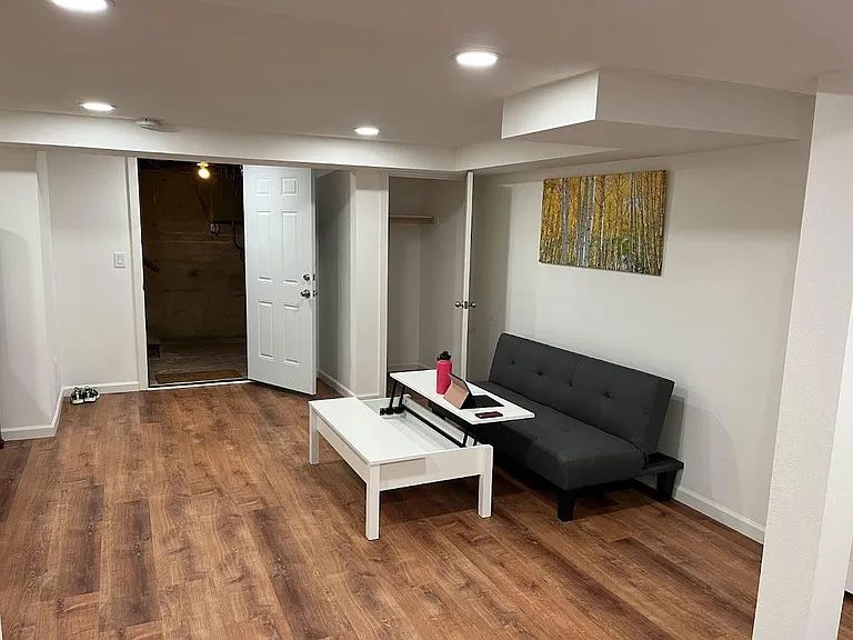Closet and Studio Entry doors open