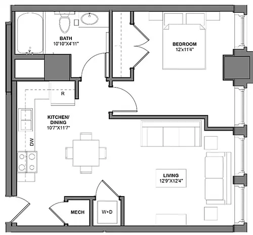 Floor plan I-B