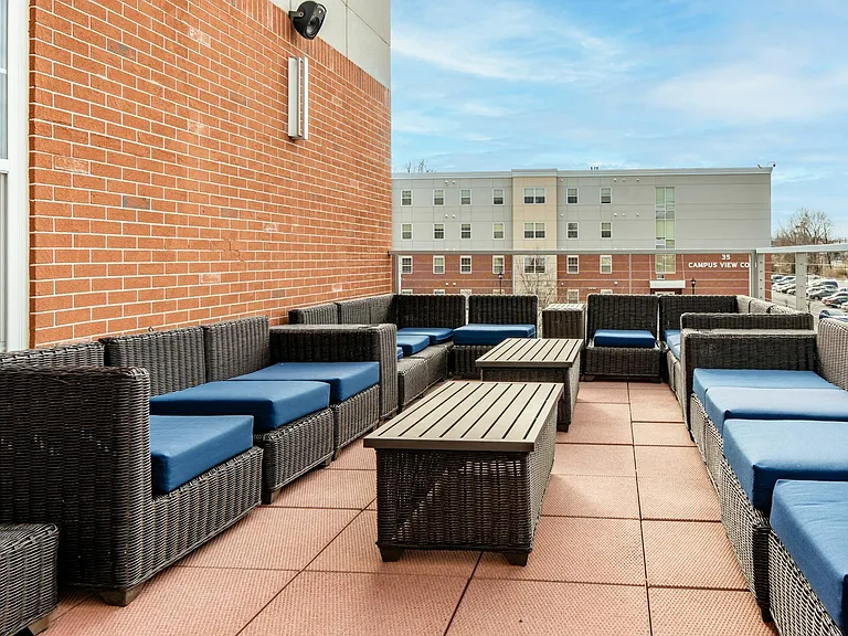 A peaceful indoor-outdoor space with elevated charm.