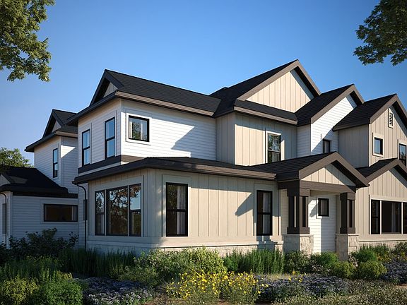 Villa Five paired with a Villa Four at Central Park in Denver, CO