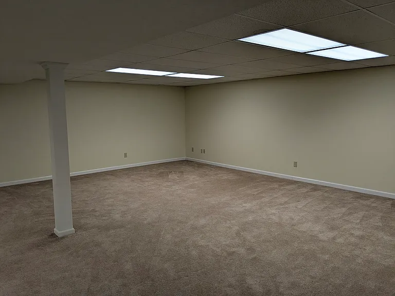 Finished room in basement