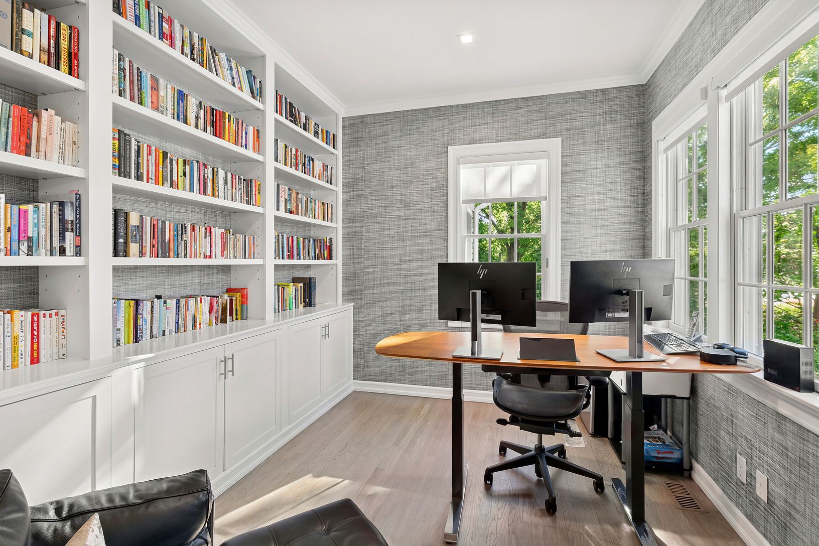 Frist-floor office/den