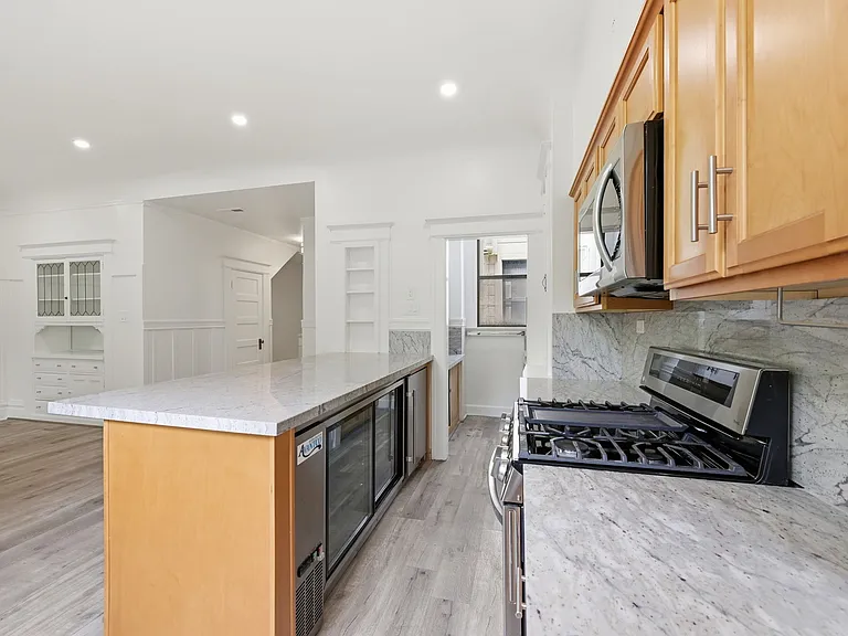 View of Kitchen Island