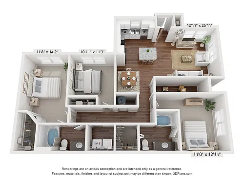 Floor plan C1