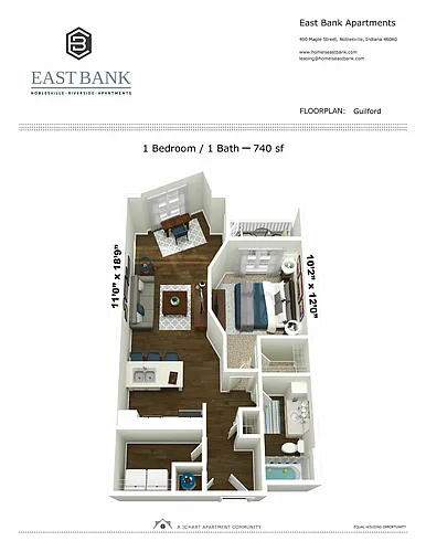 Floor plan Guilford 1.1