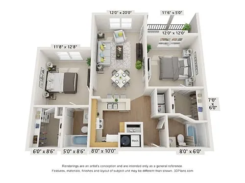 Floor plan C