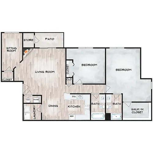 Floor plan Wilmington