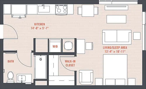 Floor plan S1E