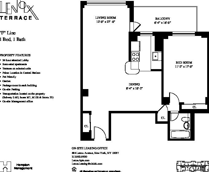 1st image of 40 W 135th St APT 12F
