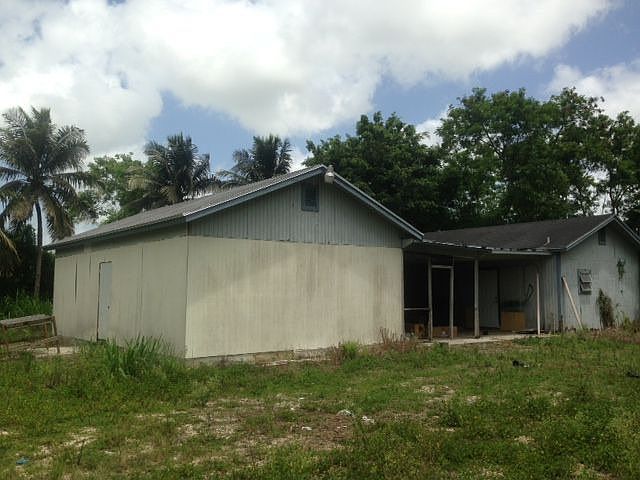 Half of the house