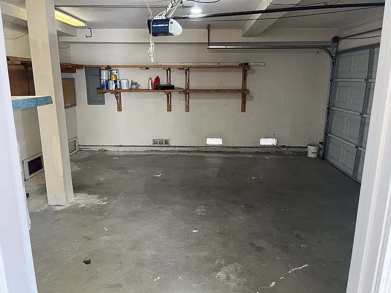 Two car garage. Includes laundry hookups