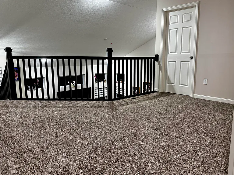 loft with power outlets on floor