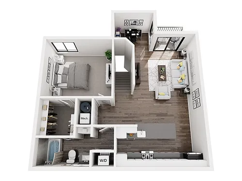 Floor plan Cambridge Upper