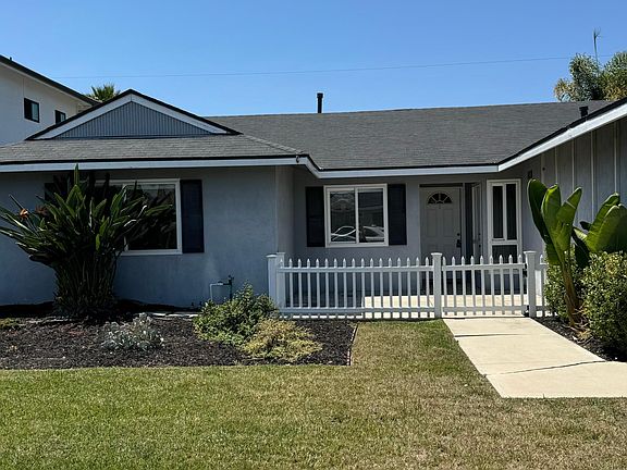 Gated front courtyard