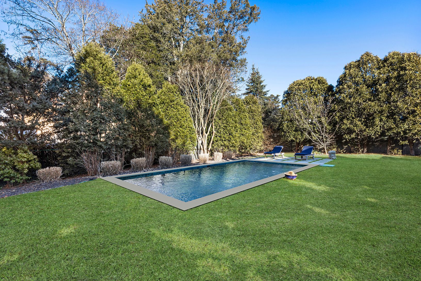  Heated Gunite Pool with Built-In Cover