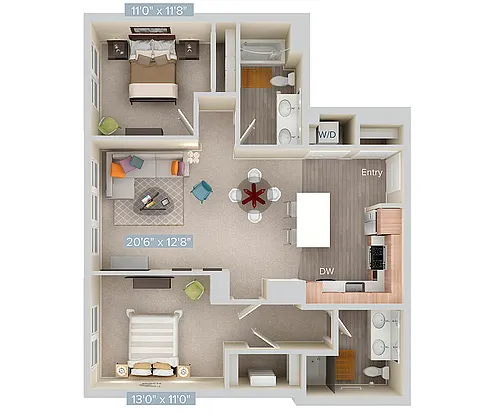 Floor plan B3-sc1-1065