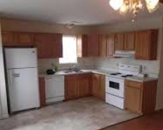 Kitchen and Living room