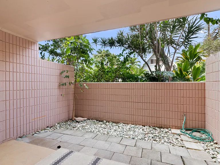 Private patio