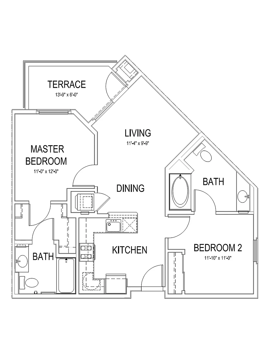 Floor plan B-R