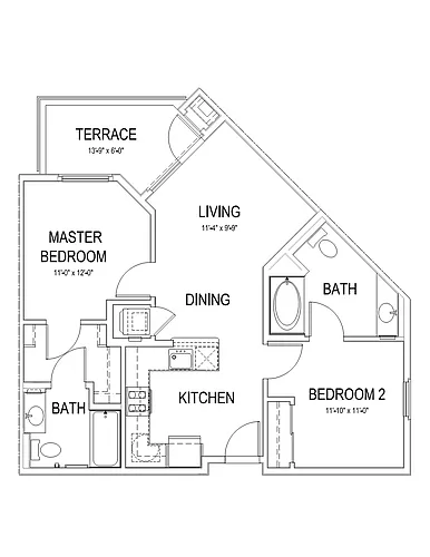 Floor plan B-R