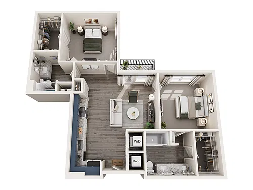 Floor plan B7