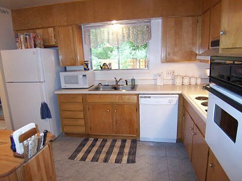 Large, open kitchen