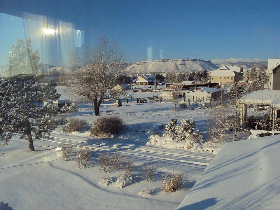 views west in winter