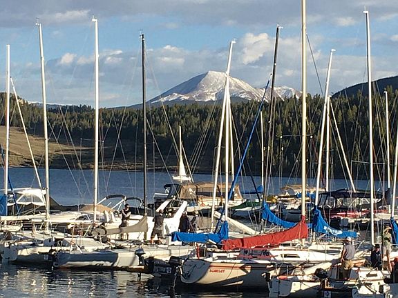 Dillon Marina on Lake Dillon.