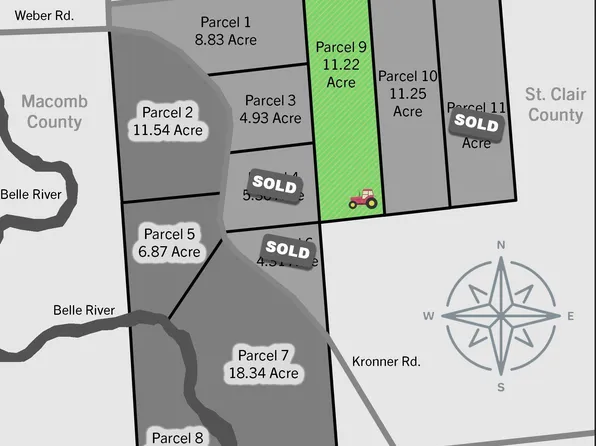 0 Weber Rd Parcel 9, Columbus, MI 48063