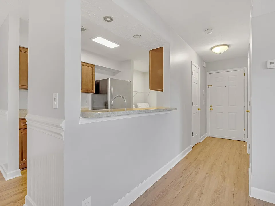 Hallway and Kitchen