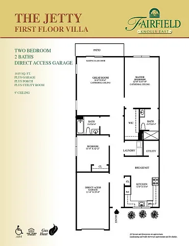 Floor plan Jetty