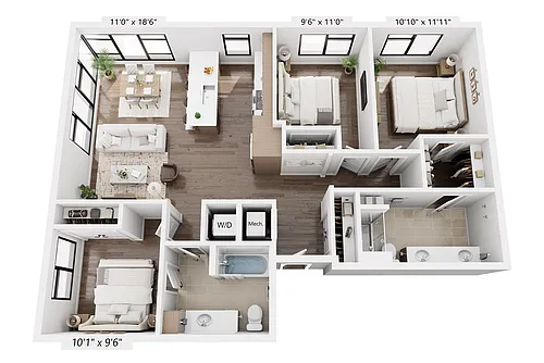 Floor plan C1