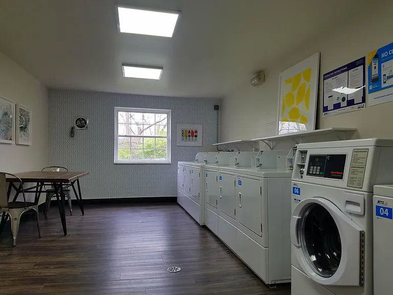 renovated laundry room