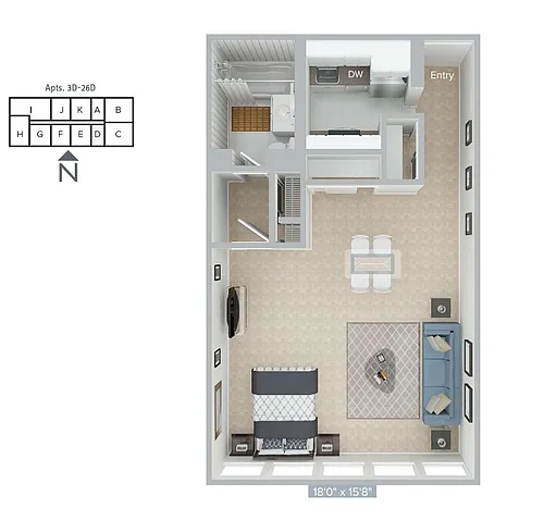 Floor plan S2-D-Classic