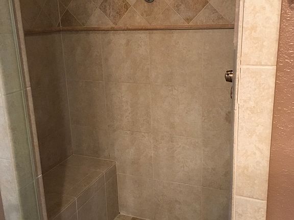 Master shower