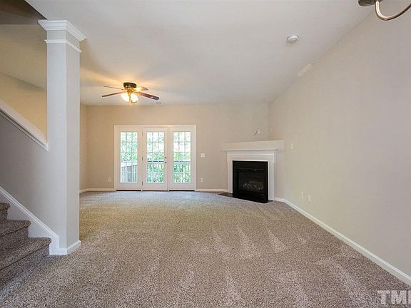 Second floor dining and living space