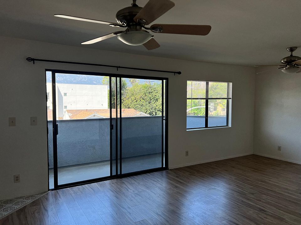 view of balcony from living room