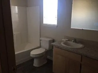 upstairs bathroom (full closet storage too)