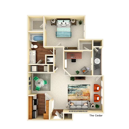 Floor plan A2 Cedar