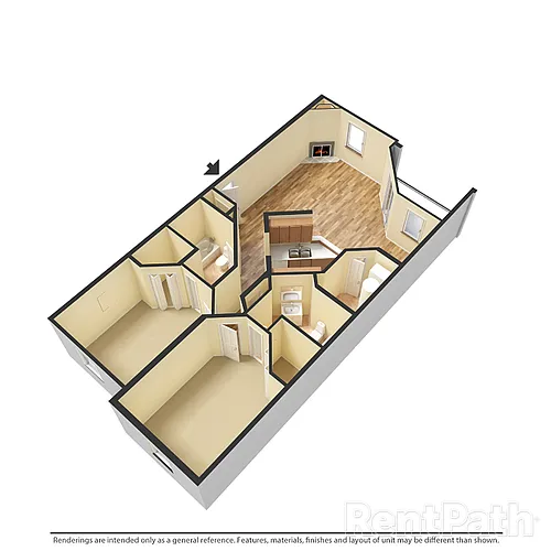 Floor plan 202SFP - Stratford with Fireplace