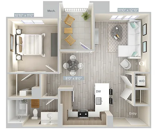 Floor plan A1-758-2