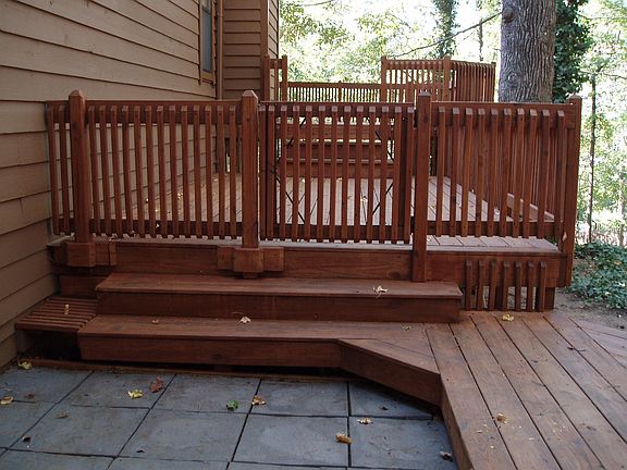 Upper Rear Decks have Gate Access for Securing Pets or Small Children