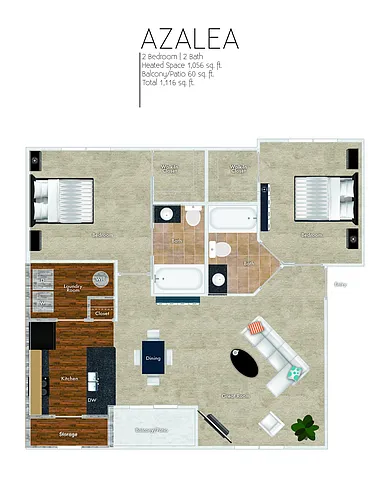 Floor plan Azalea